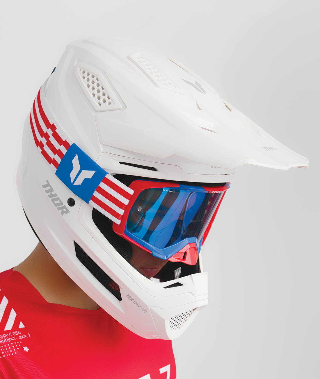 Thor Fleet Whiteout Helmet