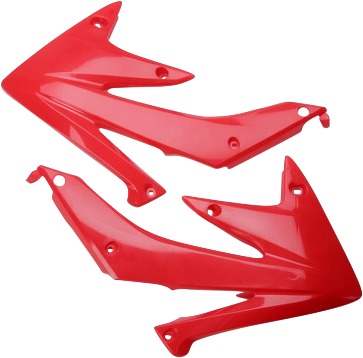 Acerbis Radiator Shrouds - Red 2005-2008 Honda CRF450R