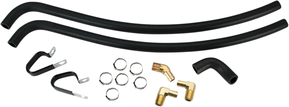S&S Cycle Oil Line Kit for S&S Cycle Super Stock T2 Engine Case
