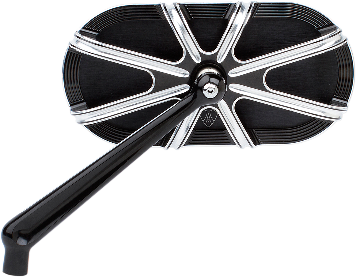 Arlen ness Mirror - Side View - Caged Series/10 Gauge - Black - Left