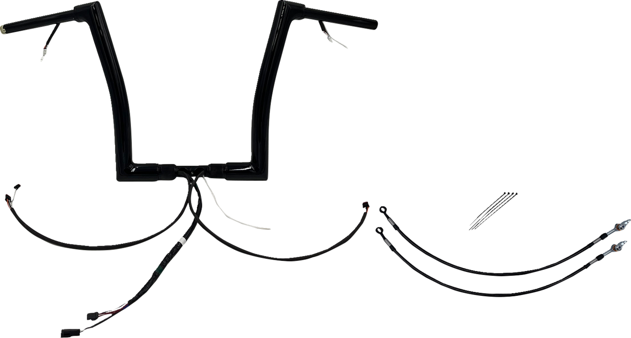 FAT BAGGERS INC. EZ Install Wired 1-1/2" Flat Top Handlebar Kit