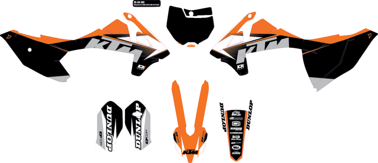 D'cor visuals Graphic Kit - Cor 9 KTM - SX 85