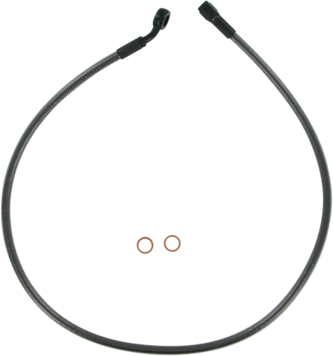Alternate Length Designer Series Braided Non-ABS Front Upper Brake Line Kit