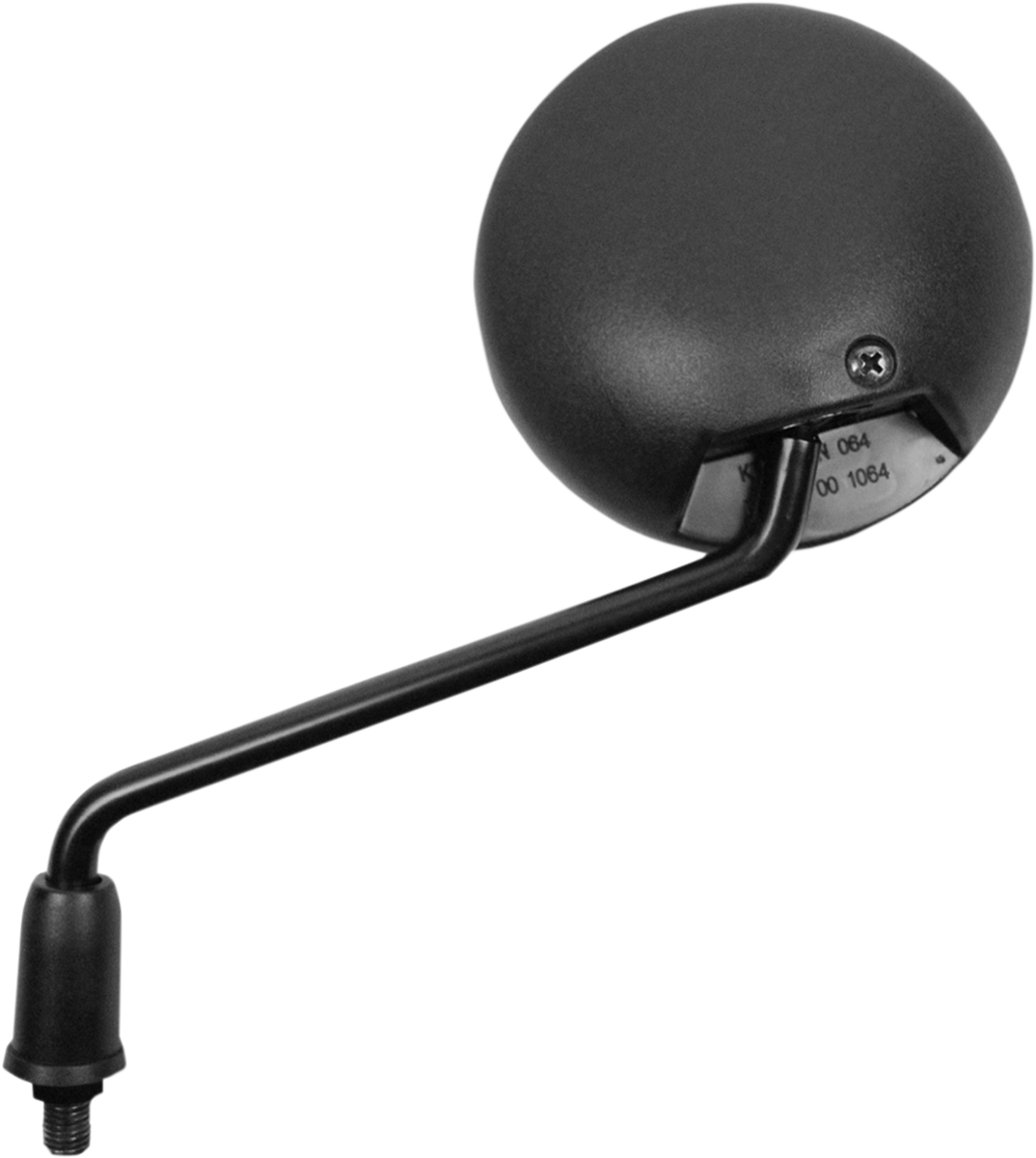 Parts unlimited Mirror - Side View - Round - Black