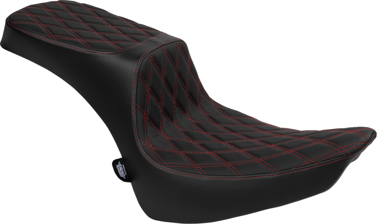 Drag Specialties Predator III 2-Up Seat For Harley Softail 2000-2017