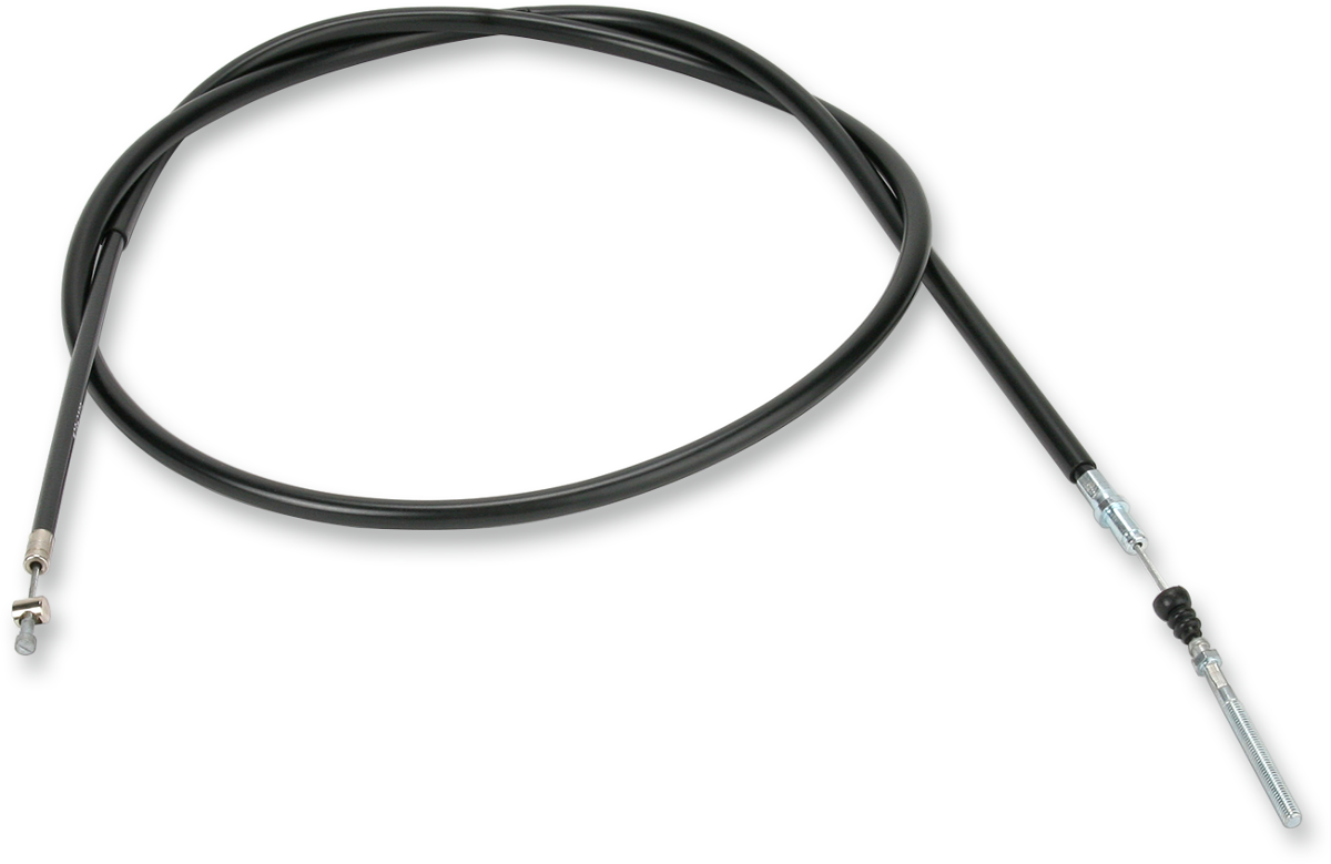 Parts unlimited Black Vinyl Brake Cable - Rear - Yamaha