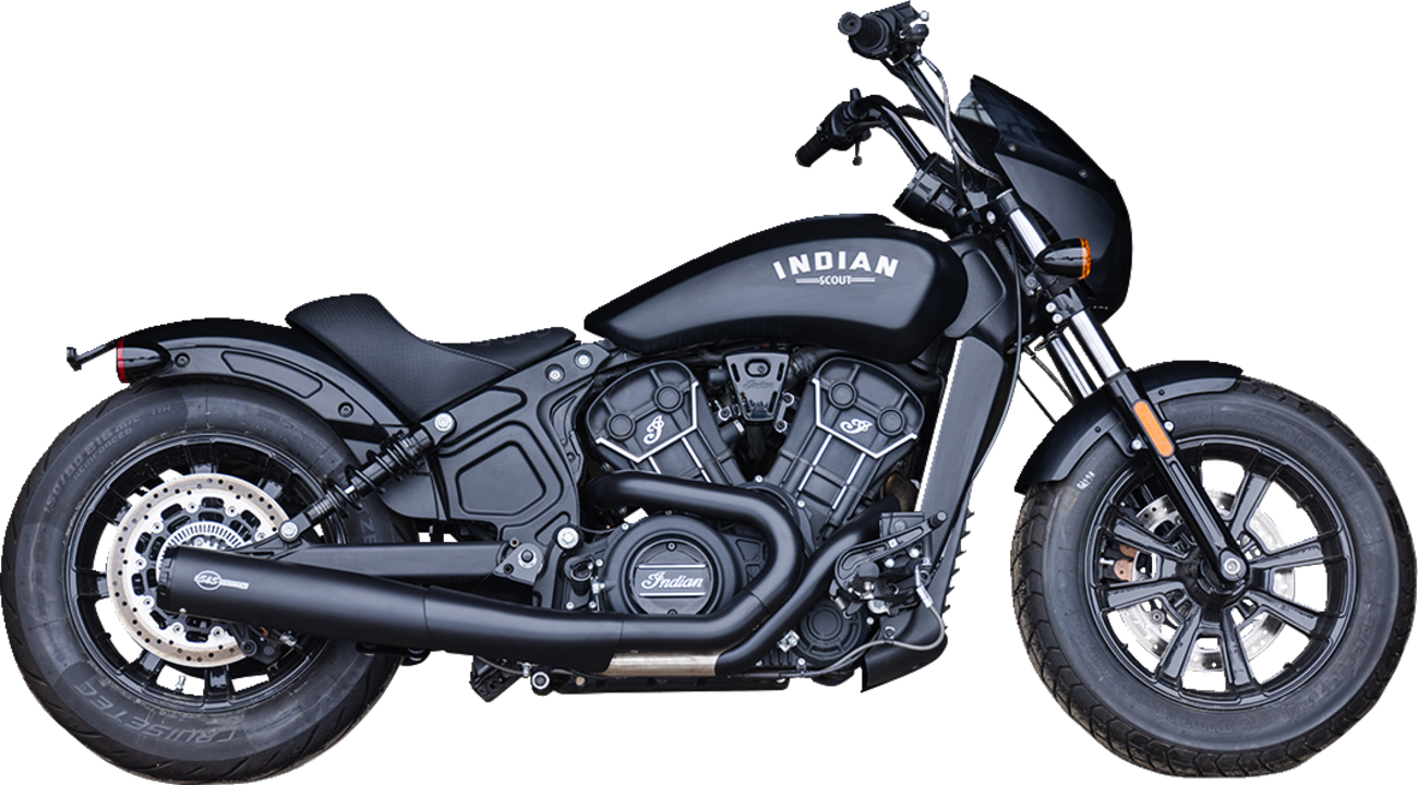 S&S Cycle 2-Into-1 Grand National Exhaust System For Indian Scout 2015-2024