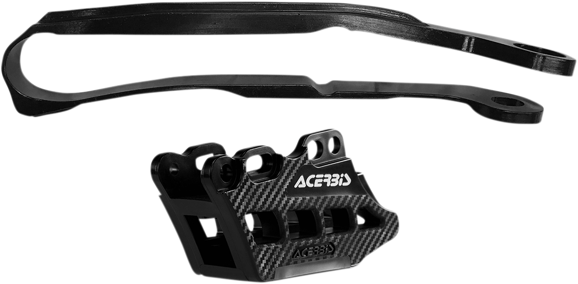 Acerbis Chain Guide 2.0 and Slider Kit - Kawasaki KX250F/KX450F - Black