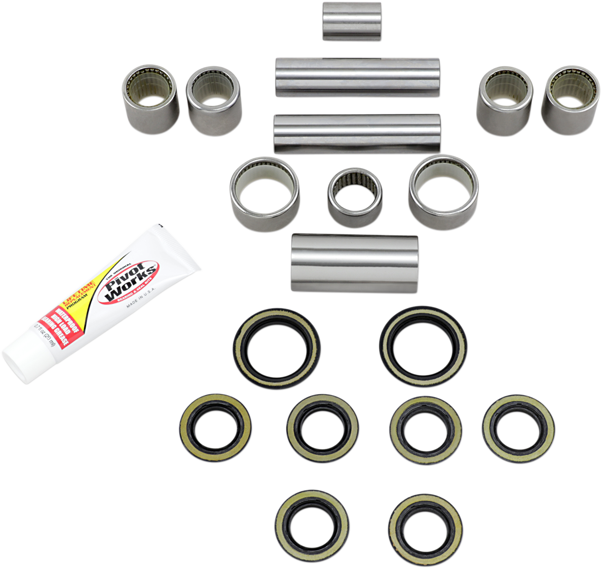 Pivot works Linkage Rebuild Kit - Kawasaki - '87-'14 - KLR650