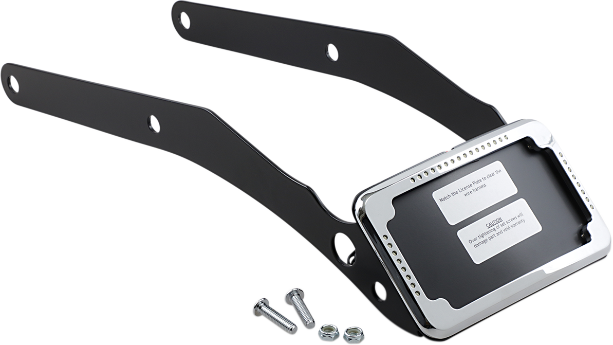 CYCLE VISIONS Curved License Mount with Frame