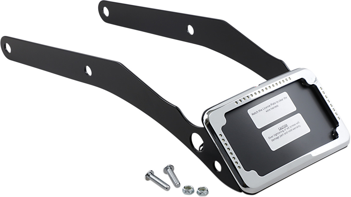 CYCLE VISIONS Curved License Mount with Frame