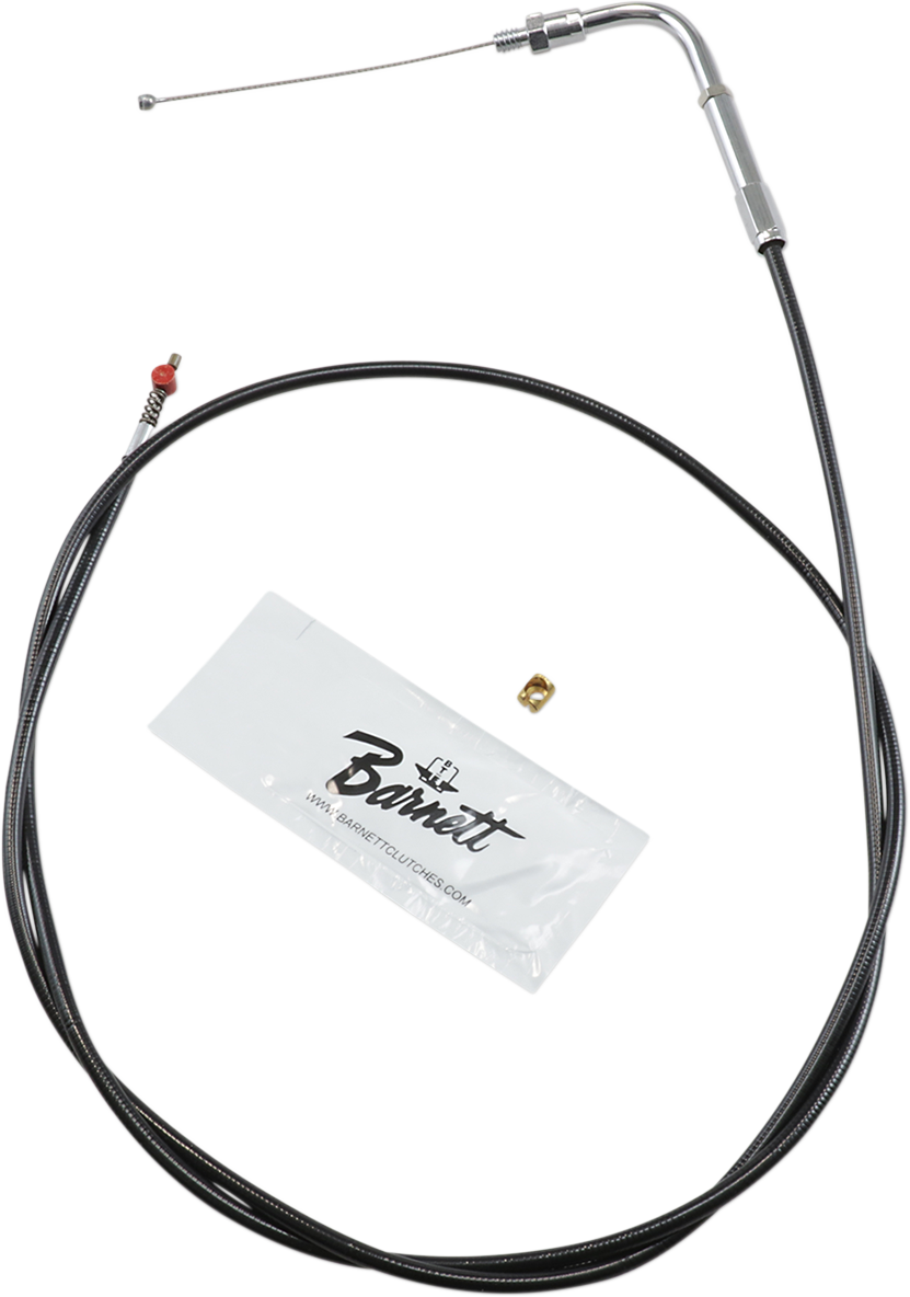 Barnett Black Vinyl Idle Cable For Harley Touring 1990-1995