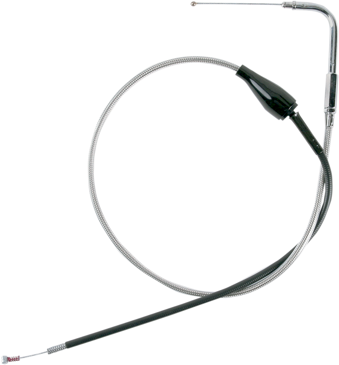 Drag specialties Stainless Braided Idle Cable - Cruise - 41-1/2" Harley Davidson