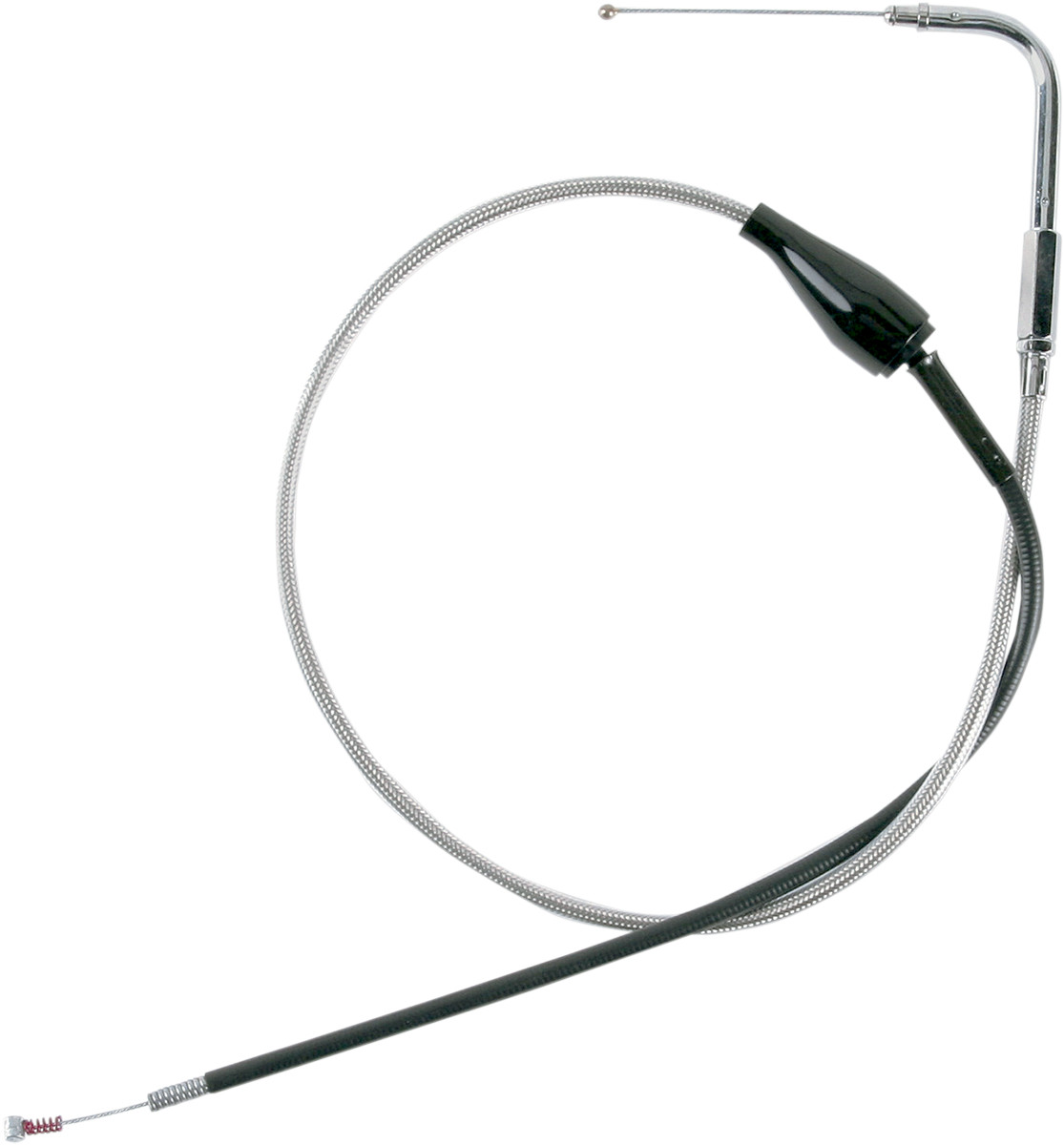 Drag Specialties Stainless Braided Idle Cable