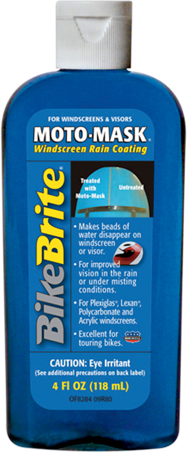 BIKE BRITE Moto-Mask® Windscreen Rain Coating