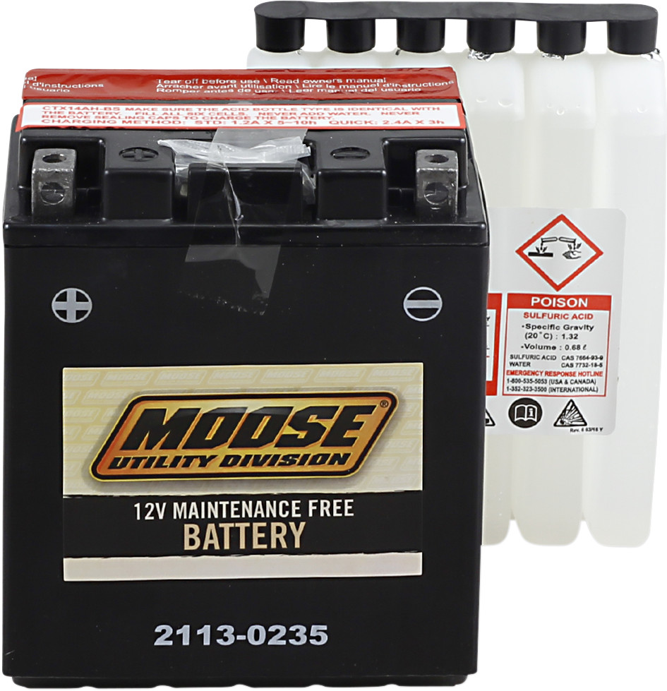 Moose Racing AGM Maintenance-Free Battery