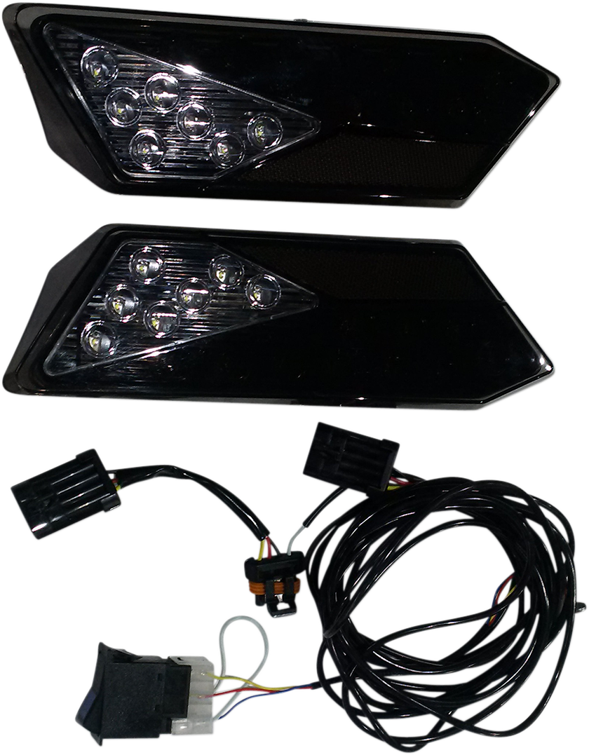 BRITE-LITES Smoked LED Taillights with Backup Light