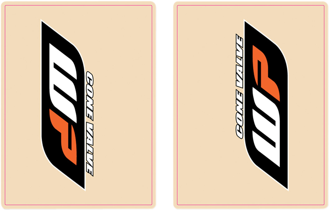 FLU DESIGNS INC. Upper Fork Decals