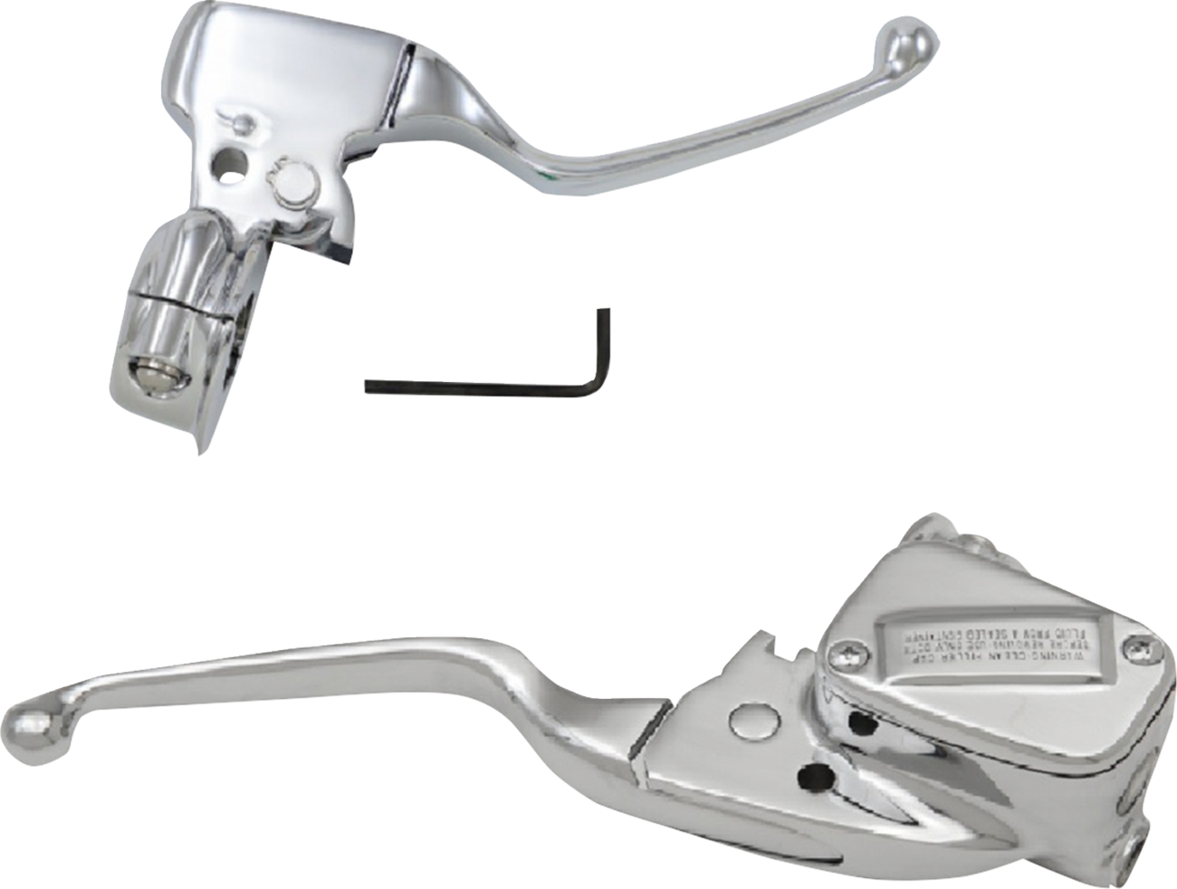Drag specialties Brake/Clutch Lever Assembly - Chrome Harley Davidson