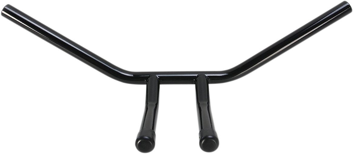 Emgo 1" T-Bar Handlebar - 6" - Dimpled - Black