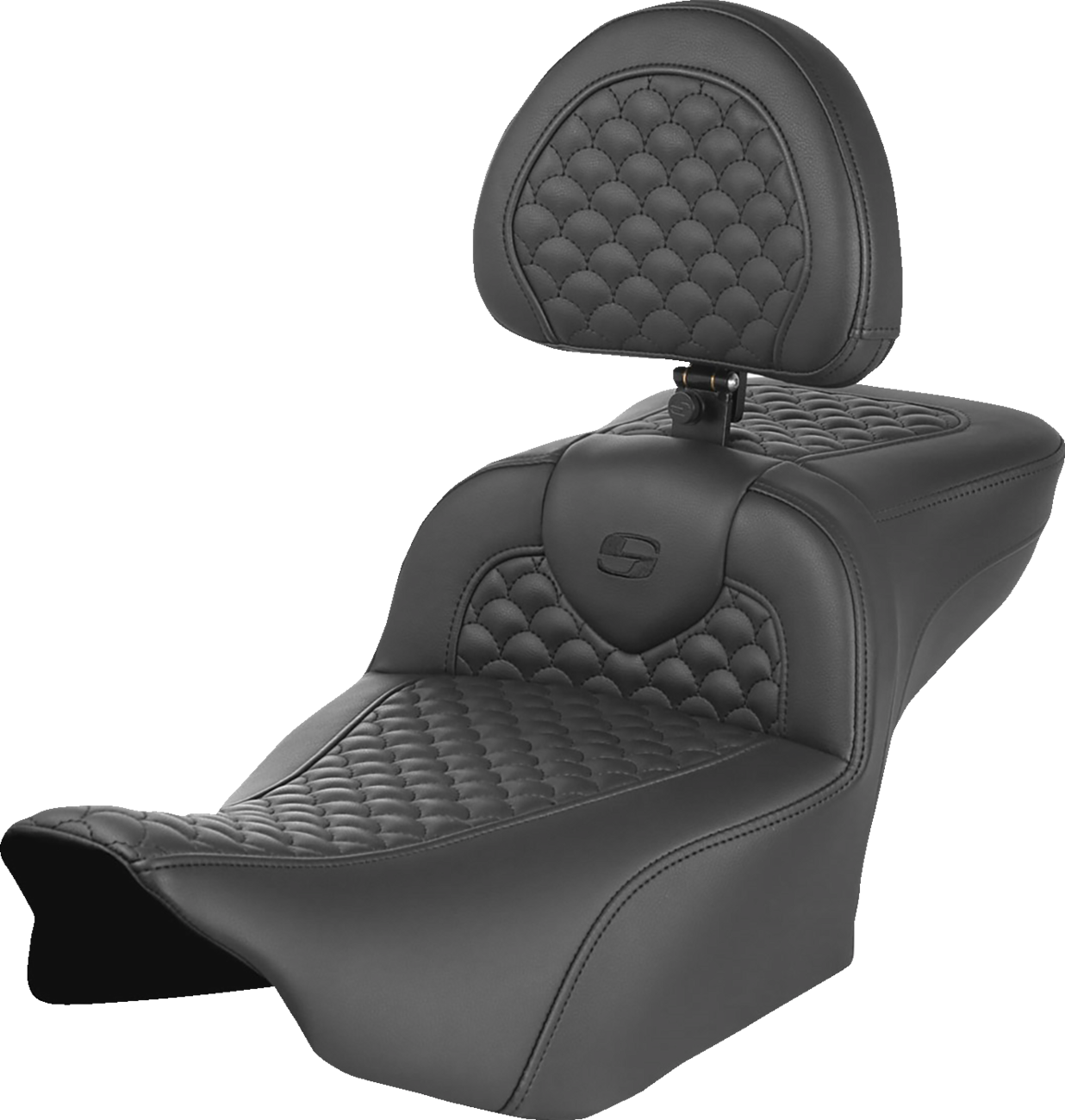 SADDLEMEN (823-07-209B0) SEAT ROADSOFA DRAGON STITCH EXTENDED REACH W/ DRIVER BR