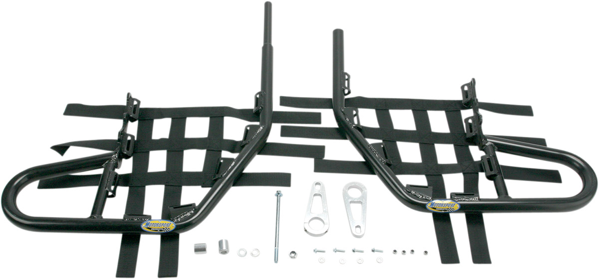 Motorsport products Nerf Bars - Raptor 660 - Black 2001-2005 Yamaha YFM660R Raptor