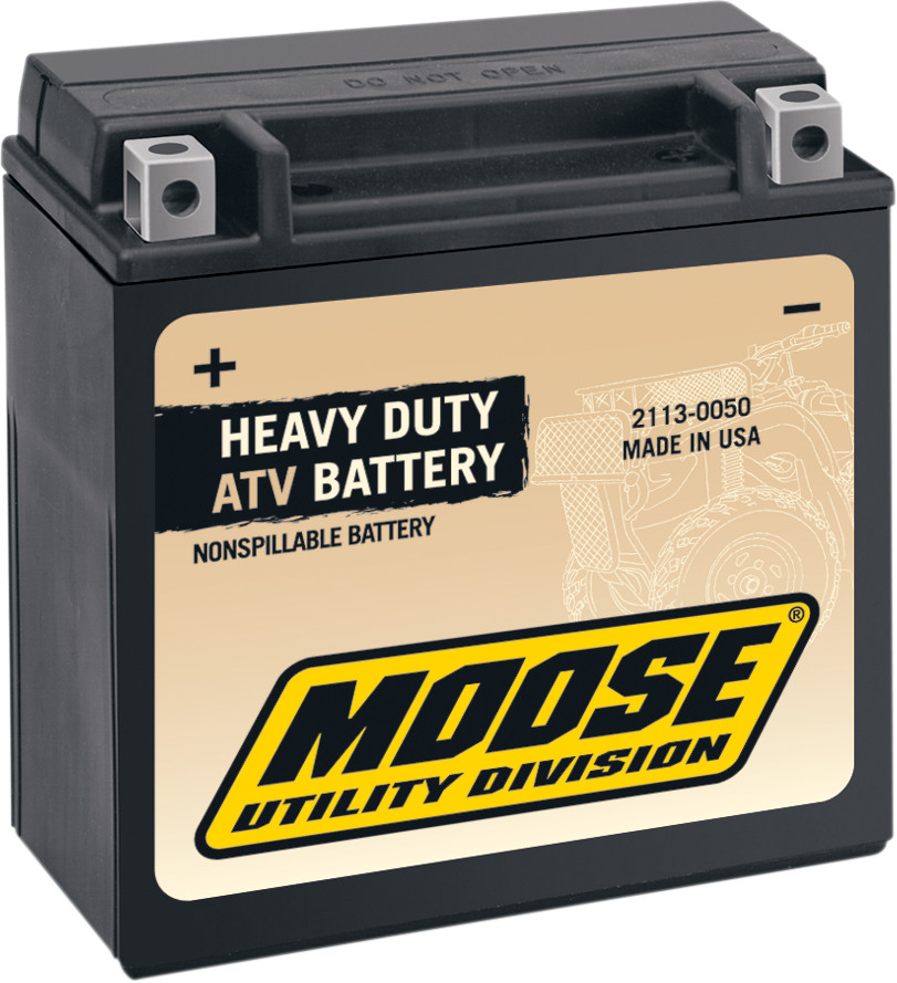 Moose Racing Factory-Activated AGM Maintenance-Free Battery