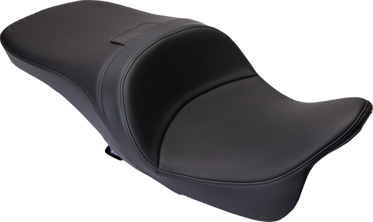Drag specialties seats Freedom Seat - Solar Leather - Black - Smooth - FLH '09-'23 Harley Davidson