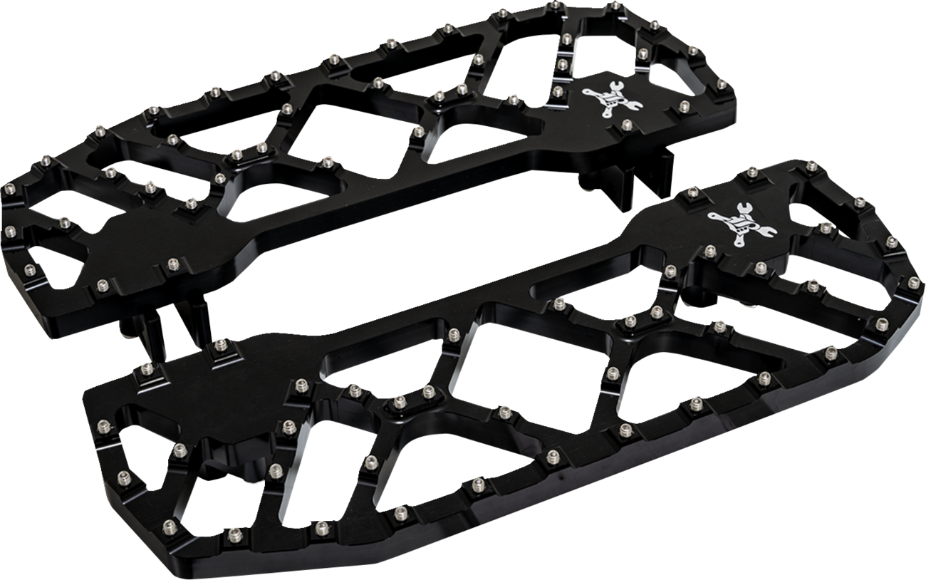 Burly Brand Mx-Evolution Rider Floorboards For Harley 1984-2025