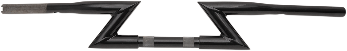 La choppers 1-1/4" Z-Bar Style Handlebar - Outlaw - 1-1/4" - Black