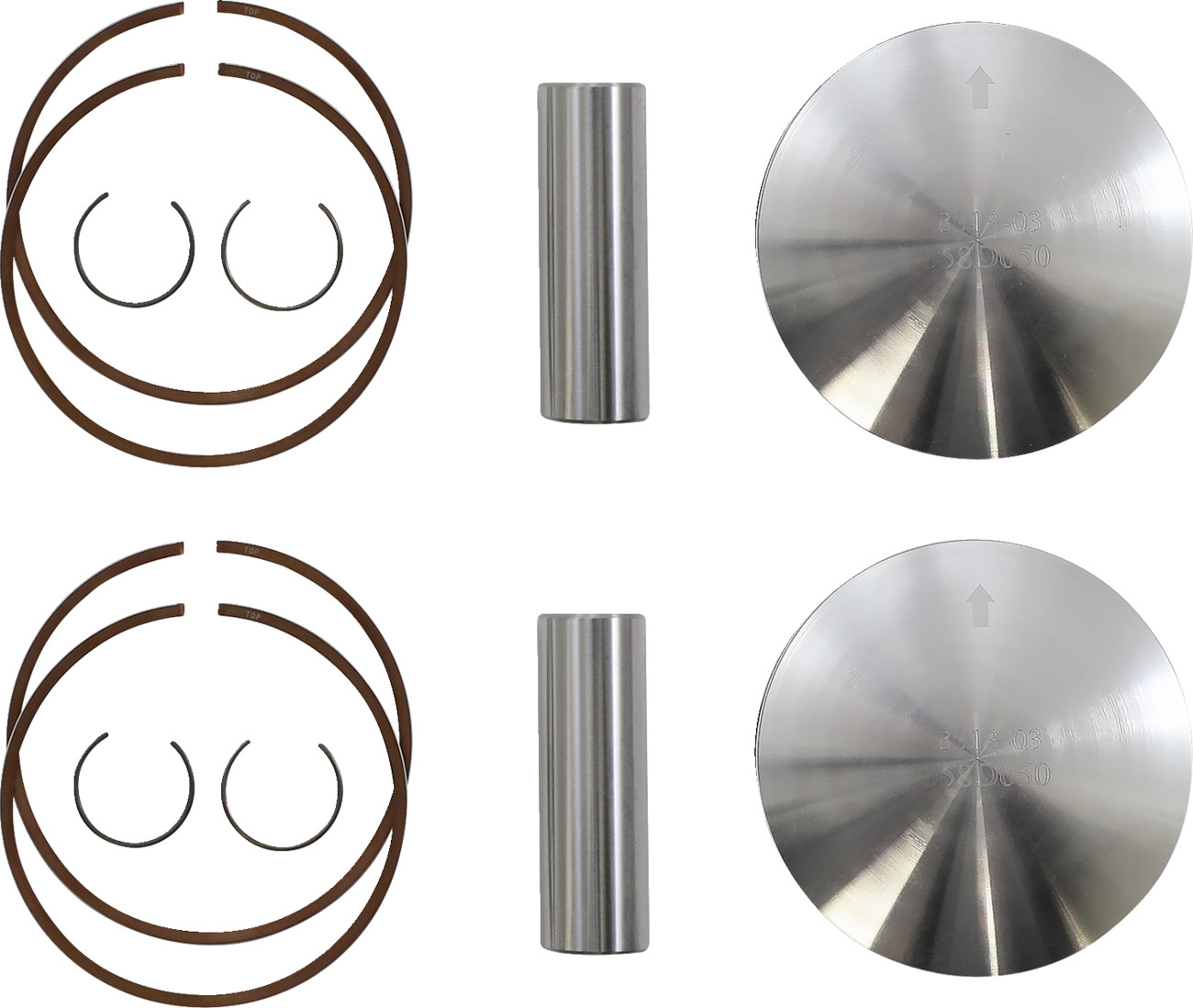 WOSSNER Piston Kit for 2 Stroke