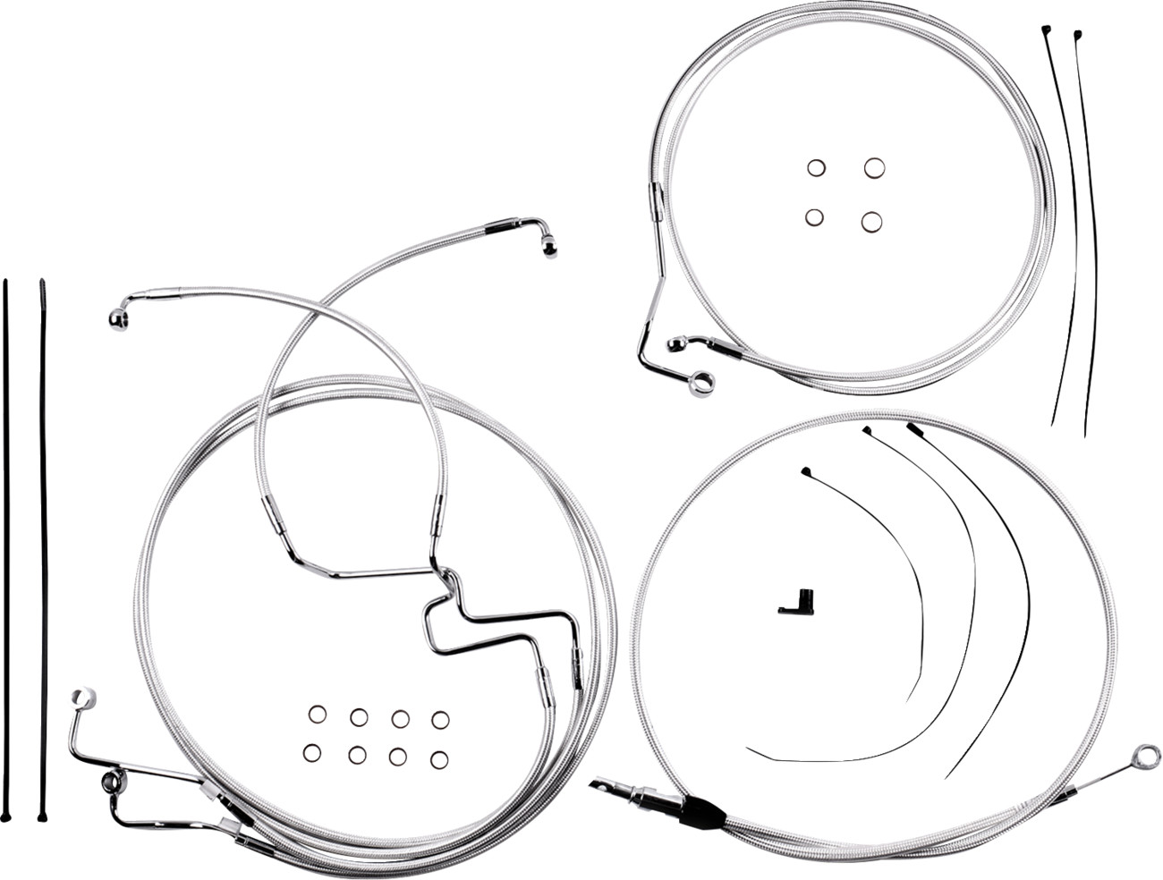 Magnum shielding Sterling Chromite II® Designer Handlebar Installation Kit - 10" - '21-'22 FLHR 2021-2022 Harley Davidson FLHR Road King / 2021-2023 Harley Davidson FLHRXS Road King Special