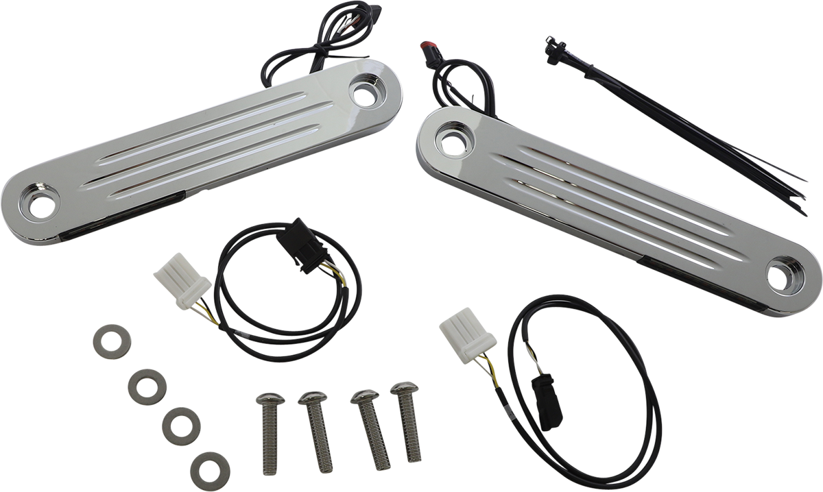 Custom Dynamics LED Front Turn Signal Strips For Harley Electra Glide / Street Glide 2006-2013