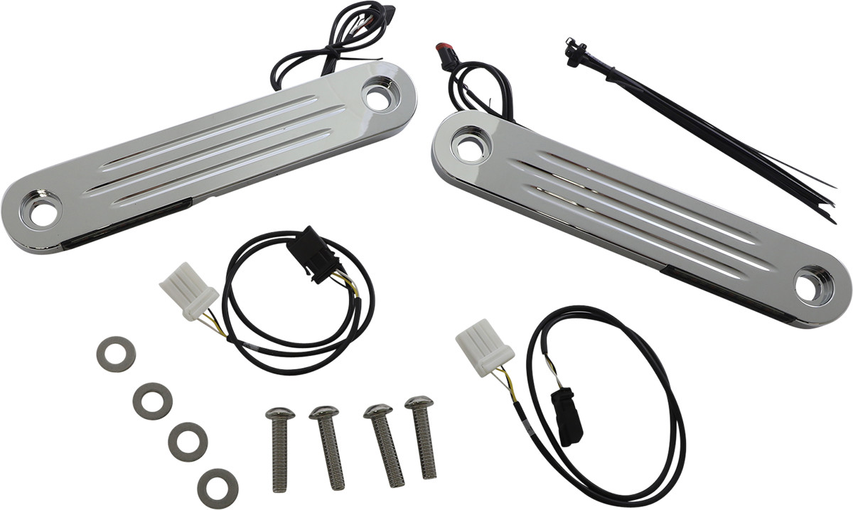 Custom Dynamics LED Front Turn Signal Strips For Harley Electra Glide / Street Glide 2006-2013