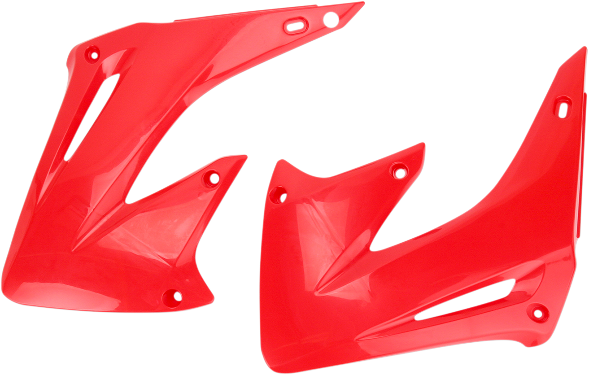 Acerbis Radiator Shrouds - Red 2002-2007 Honda CR250R / 2002-2007 Honda CR125R