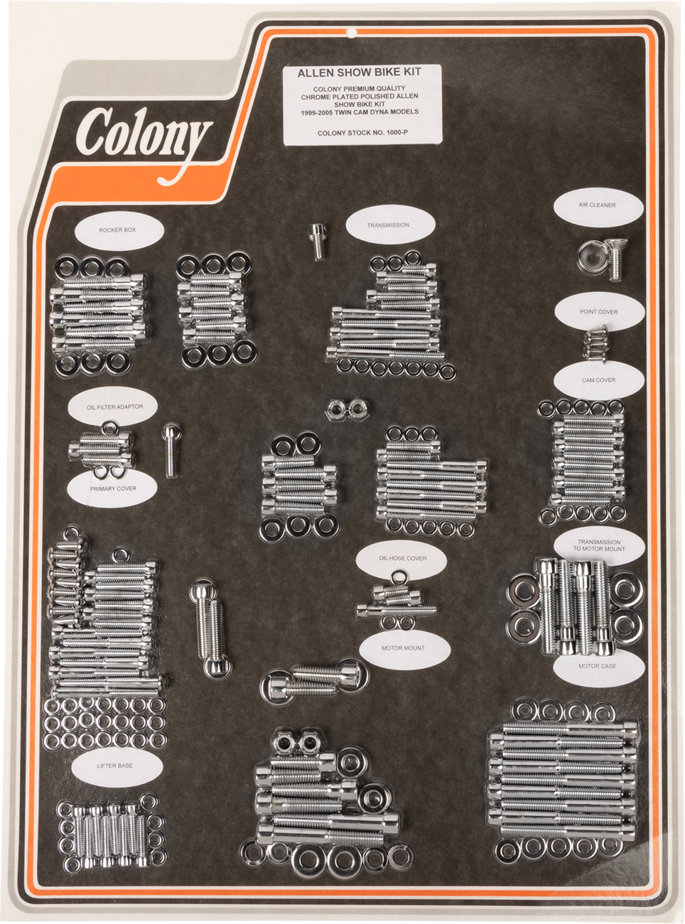 COLONY Complete Motor Bolt Kit