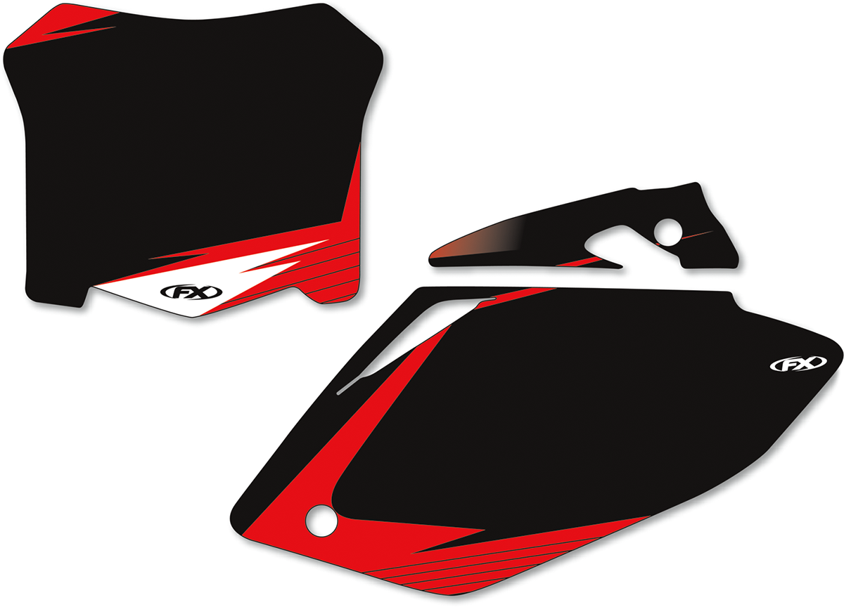 Factory effex Pre-Cut Graphic Number Plate Kit 2005-2006 Honda CRF450