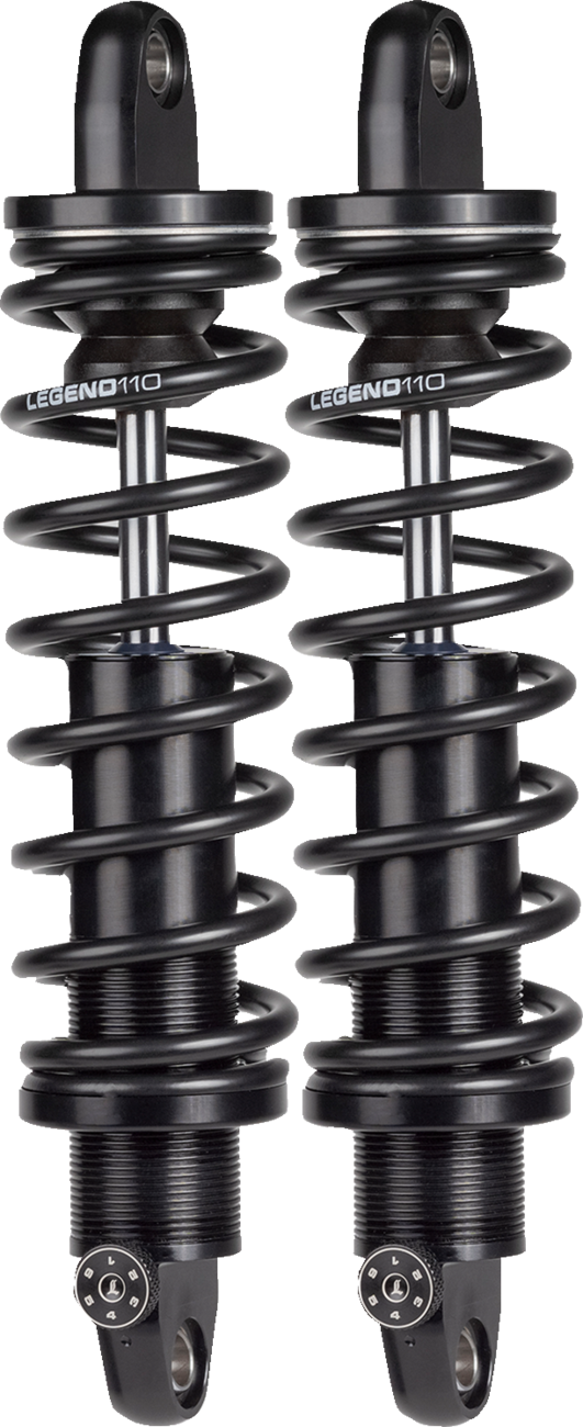 Legend suspension REVO-A Shocks - 12" - Black - Standard Harley Davidson