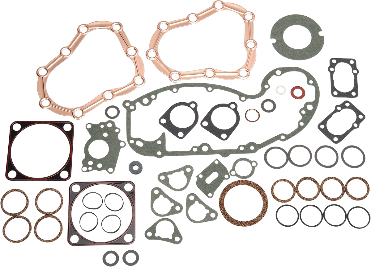 James gasket Motor Gasket Kit - 74"/80" - '36-'48 UL/ULH 1937-1948 Harley Davidson UL / 1941-1941 Harley Davidson 1340 ULH / 1937-1940 Harley Davidson ULH