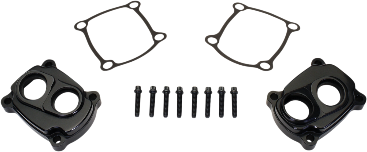 Jims Tappet Cover Kit - Black - M8 Harley Davidson