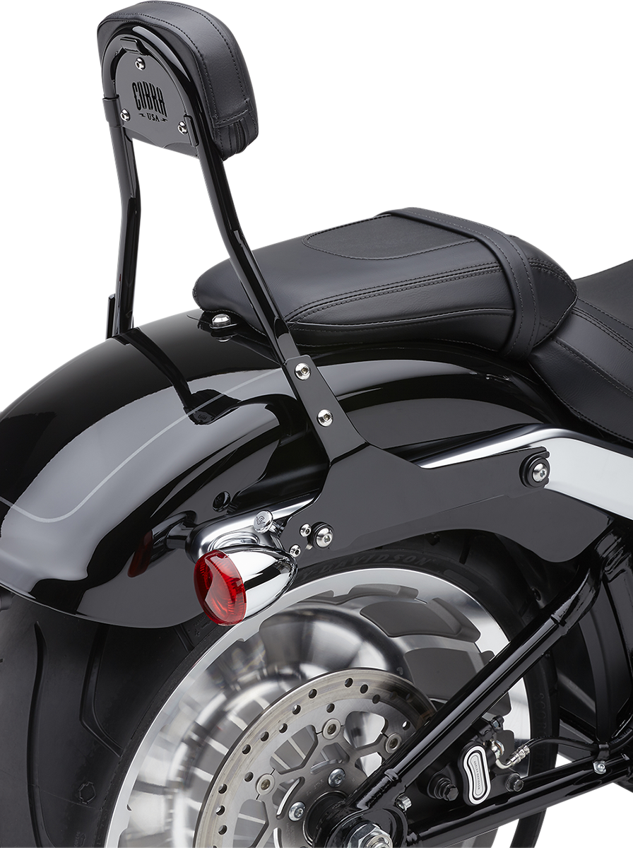 Cobra Round Detachable Backrest For Harley Softail FLFB / FXBR 2018-2025