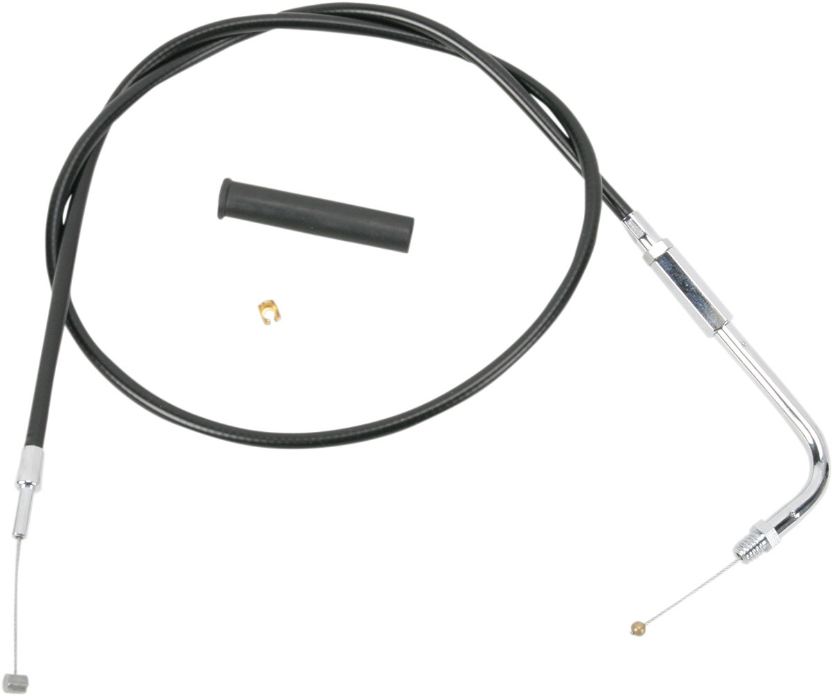 Drag Specialties Black Vinyl Throttle/Idle Cable