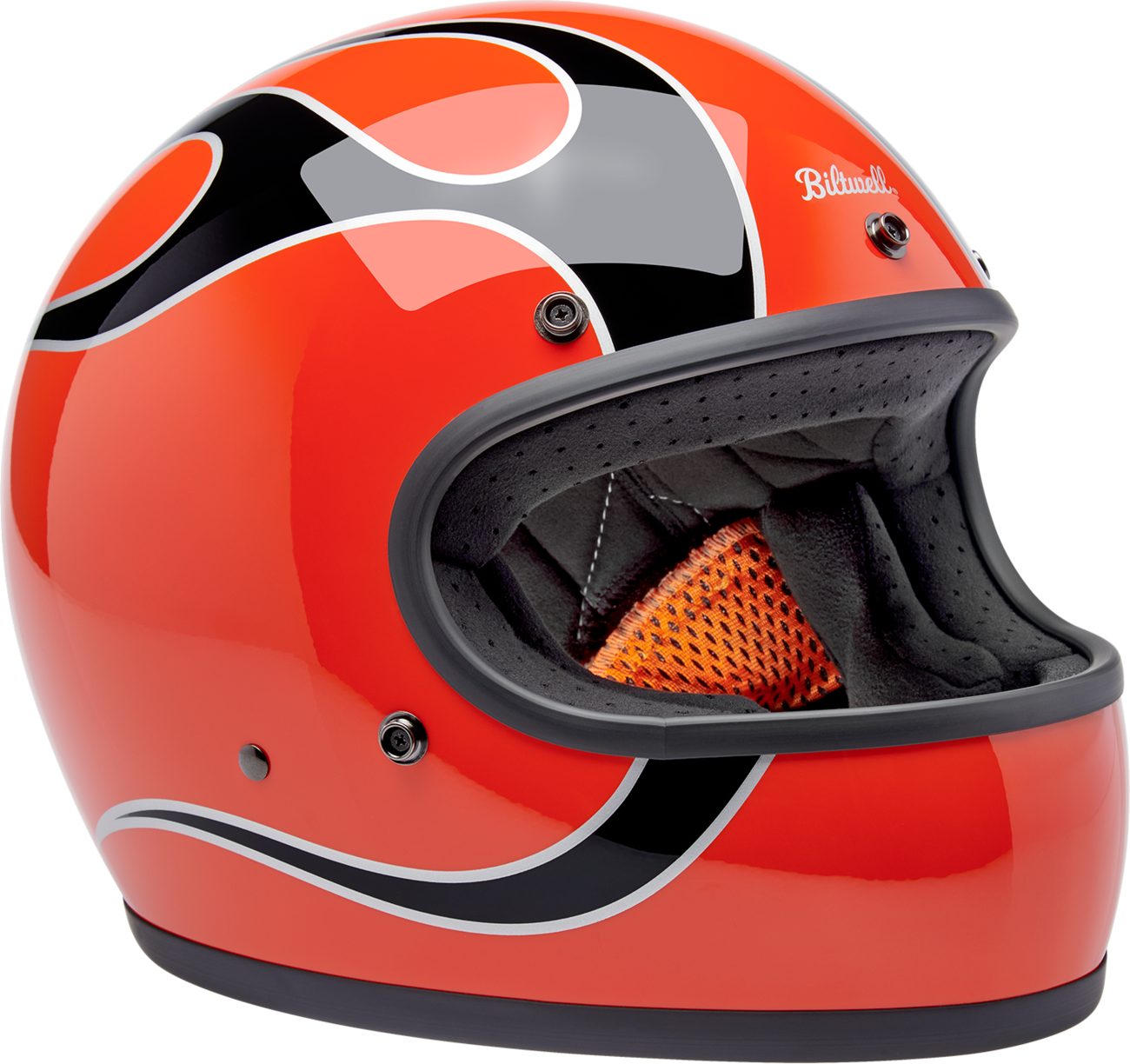 Biltwell Gringo Flames Helmet