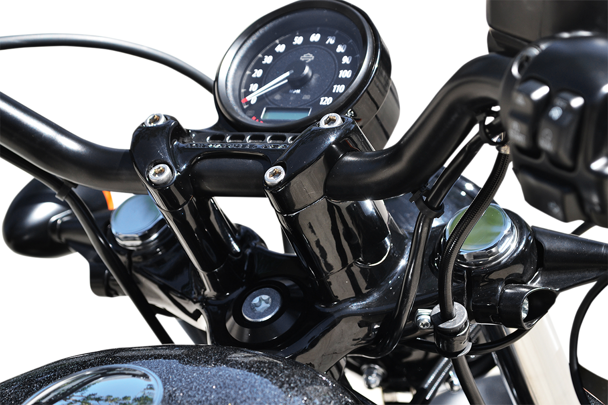 La choppers Handlebar Riser Extensions - 2" - Forty-Eight - Black 2016-2019 Harley Davidson XL1200CX Roadster / 2010-2022 Harley Davidson XL1200X Forty-Eight