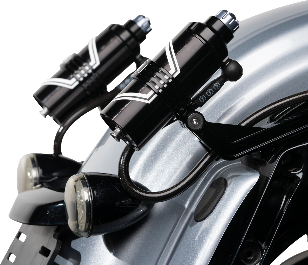 Legend Suspension REVO ARC External Reservoir Mount For Harley Touring 2014-2023