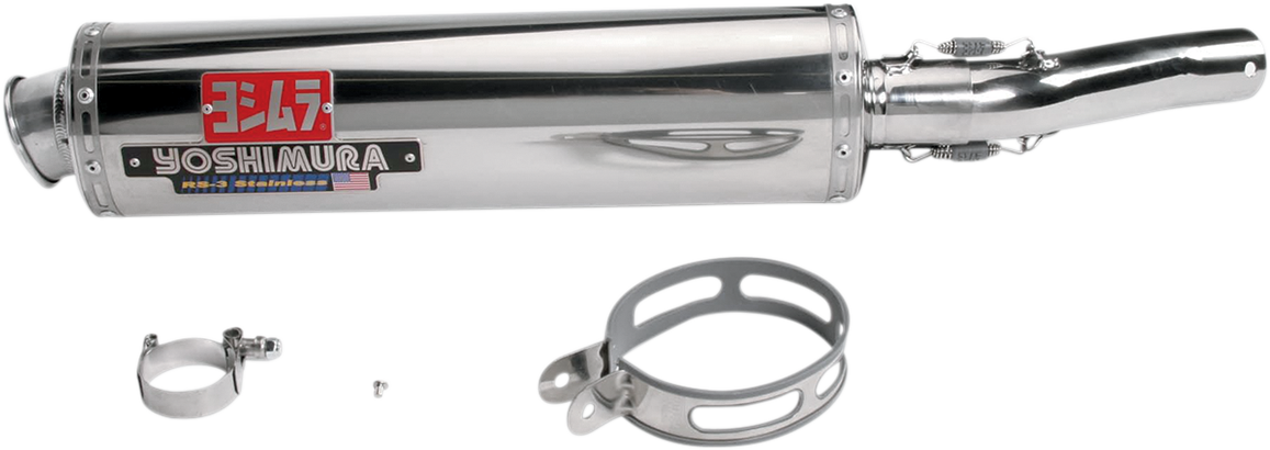 Yoshimura 199315 RS-3 Bolt-On Muffler Aluminum Sleeve
