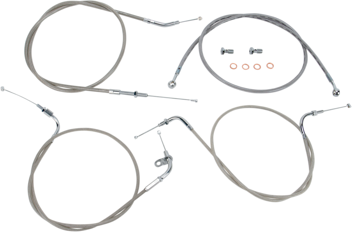 Stainless Handlebar Cable/Line Kit