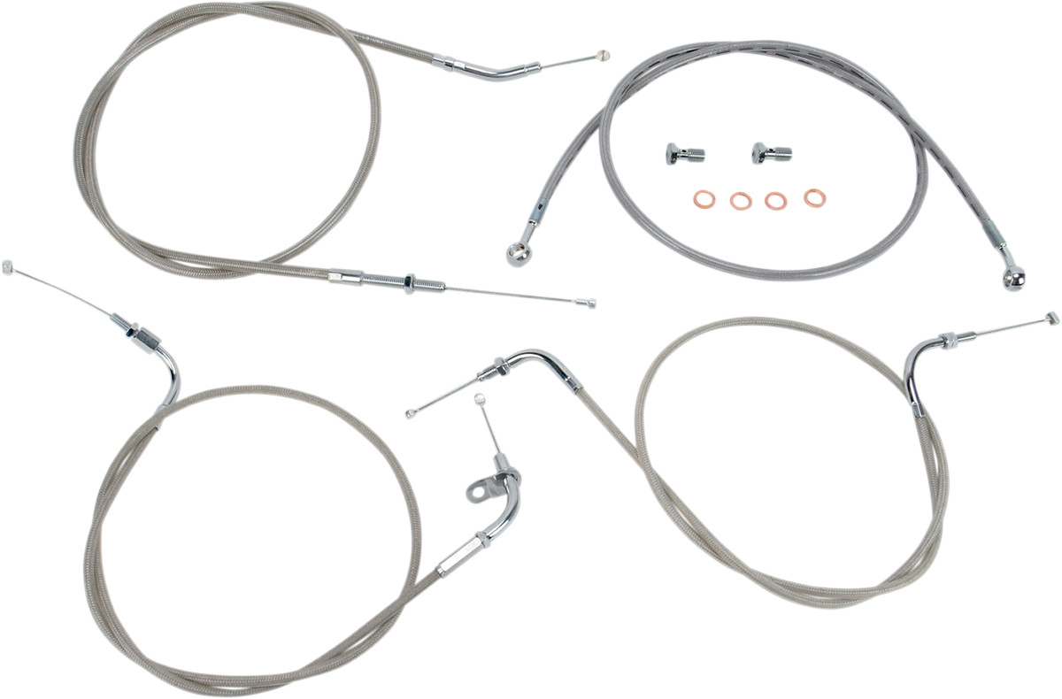 Stainless Handlebar Cable/Line Kit