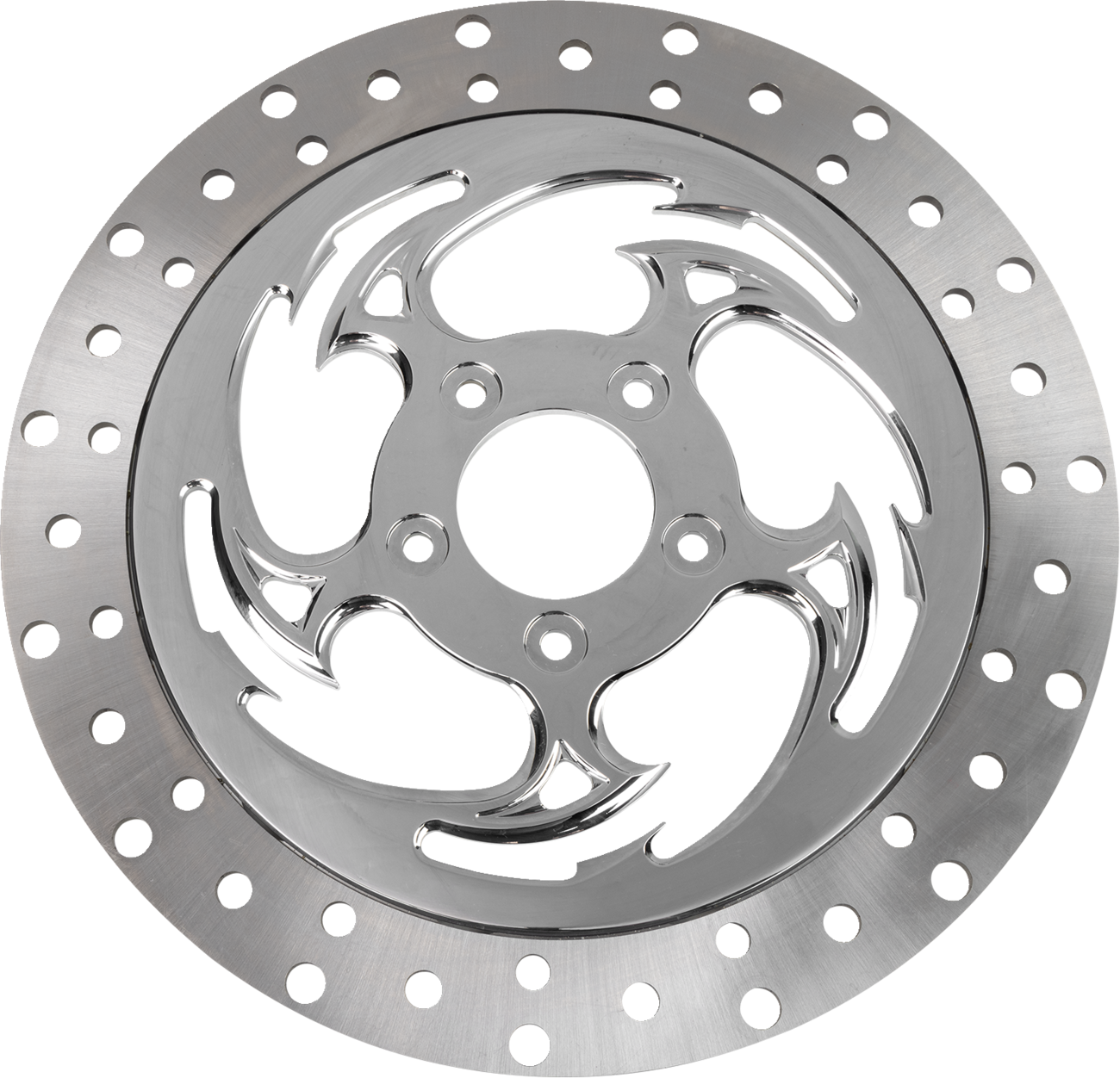 Rc components Floating Brake Rotor - Front Left - Savage - 320 mm - Chrome 2024-2024 Harley Davidson FLHX Street Glide / 2024-2024 Harley Davidson FLTRX Road Glide