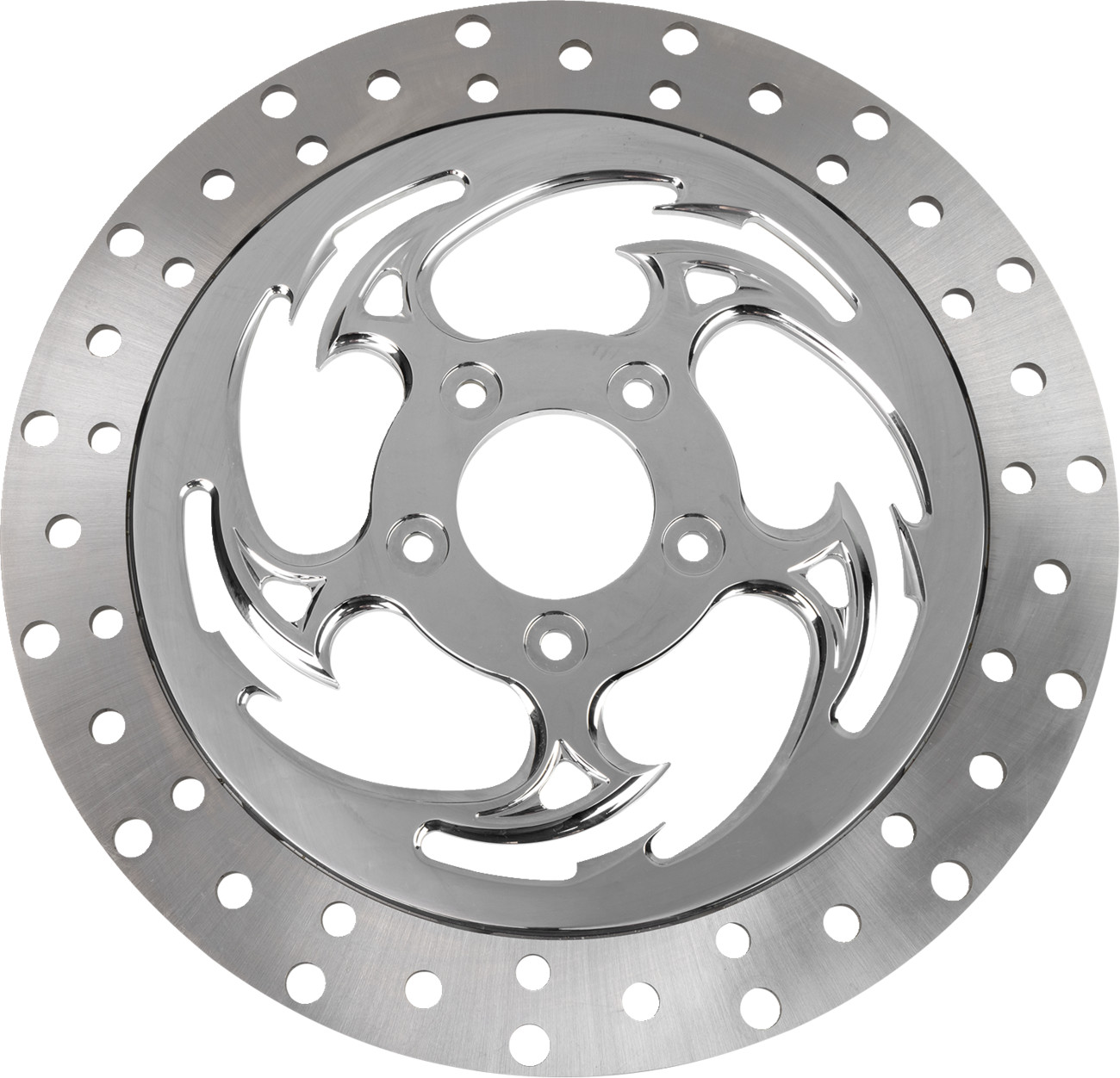 Rc components Floating Brake Rotor - Front Left - Savage - 320 mm - Chrome 2024-2024 Harley Davidson FLHX Street Glide / 2024-2024 Harley Davidson FLTRX Road Glide